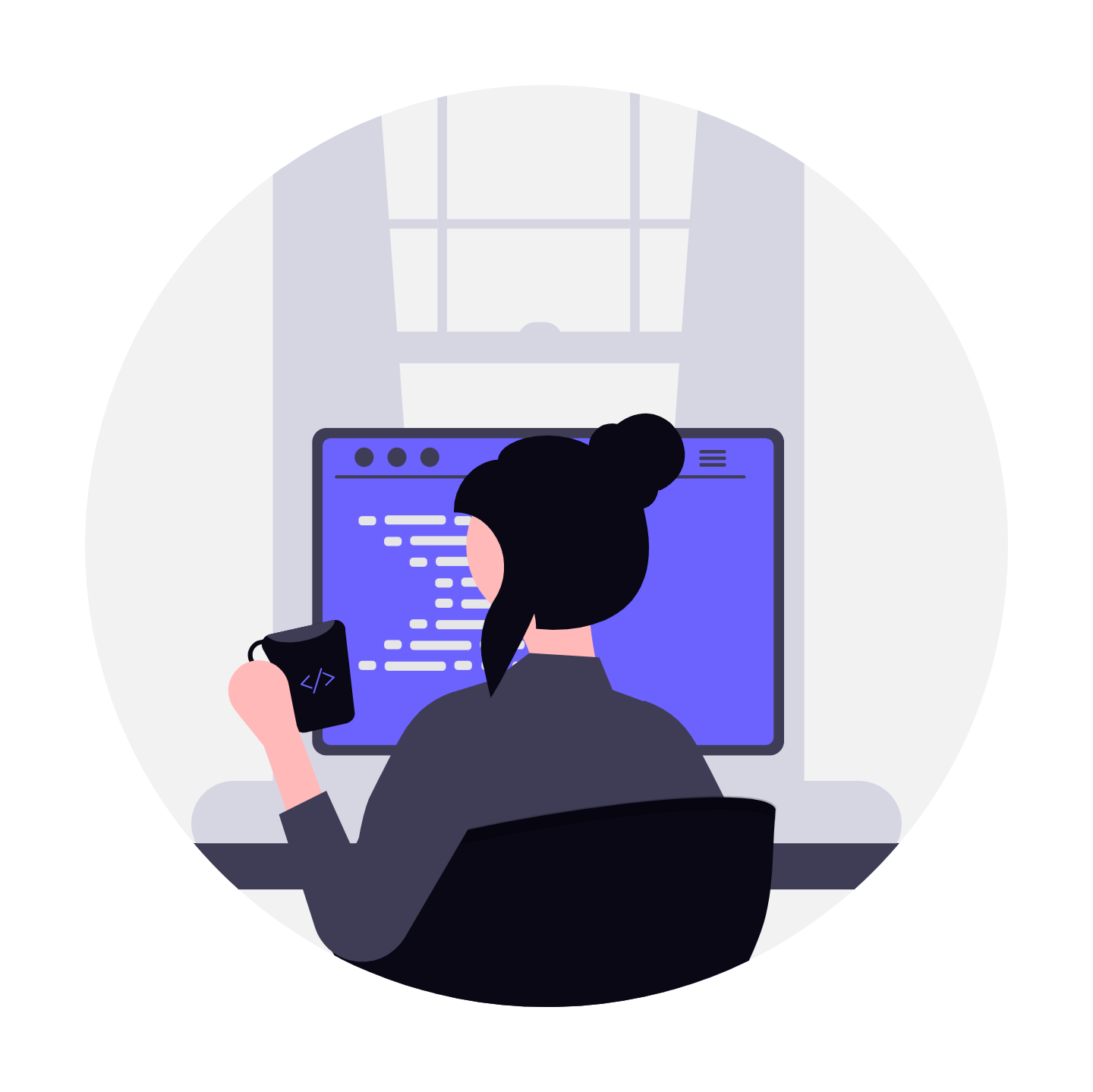 Anugya working on code